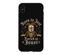 Born To Jest Forced To Joust Medieval Knight Humor Case for iPhone XS Max