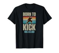 Born to Kick Since 2014 Karate Theme Birthday Boy Birth Year T-Shirt