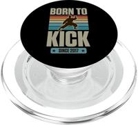 Born To Kick Since 2017 Karate Theme Birthday Boy Birth Year PopSockets PopGrip for MagSafe