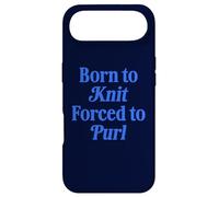 Born To Knit Forced To Purl Funny Knitting Case for iPhone Air
