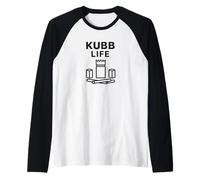Born to Kubb Funny Viking Chess Lawn Game Player Gift Raglan Baseball Tee