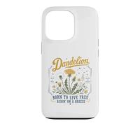 Born to Live Free Riding On A Breeze Dandelion Case for iPhone 13 Pro