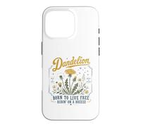 Born to Live Free Riding On A Breeze Dandelion Case for iPhone 16 Pro
