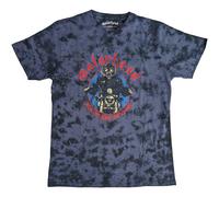 Born To Lose Biker Dye Wash T-Shirt Motorhead Navy S
