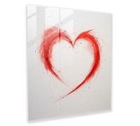 Born To Love: Modern Glass Printing - Born, Wall Decoration, Combination, Glass Wall Art, 71cm x 71cm
