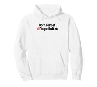 Born to Post Rage Bait Social Media Internet Humor Pullover Hoodie