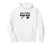 Born to Post Rage Bait Social Media Internet Humor Pullover Hoodie