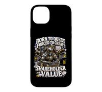 Born To Quest Forced To Create Shareholder Value Knight Meme Case for iPhone 14 Plus