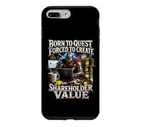 Born To Quest Forced To Create Shareholder Value Knight Meme Case for iPhone 7 Plus/8 Plus