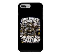 Born To Quest Forced To Create Shareholder Value Knight Meme Case for iPhone 7 Plus/8 Plus