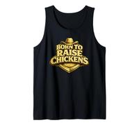 Born to Raise Cheickens Hen Lover Backyard Flock Gift Tank Top