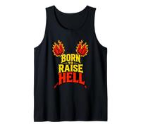 Born to Raise Hell Rebel Fire Tank Top