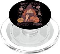 Born To Read Forced To Work Witch Magic PopSockets PopGrip for MagSafe