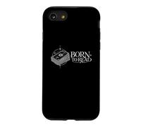 Born To Read Reader Coin Flip Reading The Moon Shirt Case for iPhone SE (2020) / 7/8