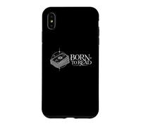 Born To Read Reader Coin Flip Reading The Moon Shirt Case for iPhone XS Max