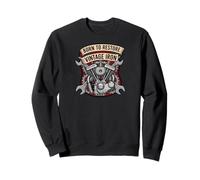 Born to Restore Vintage Iron Engine Mechanic V-Twin Motor Sweatshirt