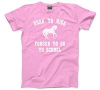 Born to Ride Forced to Go to School Kids T-Shirt
