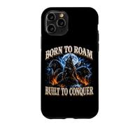 Born to Roam Built to Conquer Wolf Lover Adventure Seeker Case for iPhone 11 Pro
