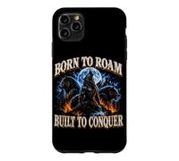 Born to Roam Built to Conquer Wolf Lover Adventure Seeker Case for iPhone 11 Pro Max