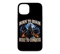 Born to Roam Built to Conquer Wolf Lover Adventure Seeker Case for iPhone 13