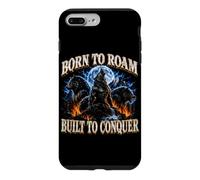 Born to Roam Built to Conquer Wolf Lover Adventure Seeker Case for iPhone 7 Plus/8 Plus