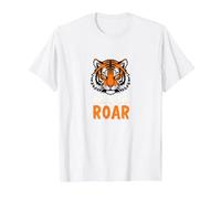 Born to Roar: Fierce Tiger Spirit for Adventurers T-Shirt, Men, White, 6XL