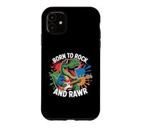 Born to Rock & Rawr Rocking T-Rex Case for iPhone 11