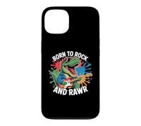 Born to Rock & Rawr Rocking T-Rex Case for iPhone 13