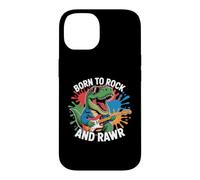 Born to Rock & Rawr Rocking T-Rex Case for iPhone 14