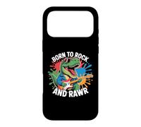 Born to Rock & Rawr Rocking T-Rex Case for iPhone 17 Pro Max