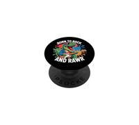 Born to Rock & Rawr Rocking T-Rex PopSockets Adhesive PopGrip