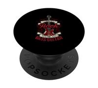 Born To Rock The Bass Guitar Musician Band Music PopSockets Adhesive PopGrip