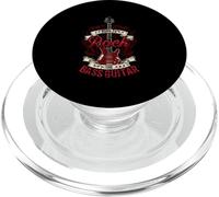 Born To Rock The Bass Guitar Musician Band Music PopSockets PopGrip for MagSafe