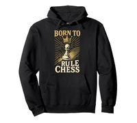 Born To Rule Chess Player Chess Club Fun Pullover Hoodie