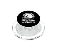 Born To Run The Marsh Forced To Read Permits Airboat Swamp PopSockets PopGrip for MagSafe