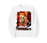 Born To Run Toward The Flames Firefighter Courage Honor Sweatshirt