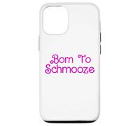 Born To Schmooze Jewish Yenta Yap Yiddish Slang Yenta Case for iPhone 12/12 Pro