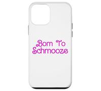 Born To Schmooze Jewish Yenta Yap Yiddish Slang Yenta Case for iPhone 12 mini