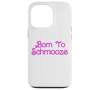 Born To Schmooze Jewish Yenta Yap Yiddish Slang Yenta Case for iPhone 13 Pro