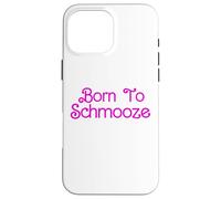 Born To Schmooze Jewish Yenta Yap Yiddish Slang Yenta Case for iPhone 16 Pro Max