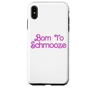 Born To Schmooze Jewish Yenta Yap Yiddish Slang Yenta Case for iPhone XS Max