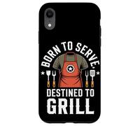 Born to Serve Destined to Grill Veterans Day Case for iPhone XR