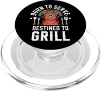Born to Serve Destined to Grill Veterans Day PopSockets PopGrip for MagSafe