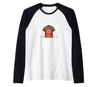 Born to Serve Destined to Grill Veterans Day Raglan Baseball Tee