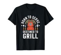 Born to Serve Destined to Grill Veterans Day T-Shirt