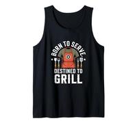 Born to Serve Destined to Grill Veterans Day Tank Top