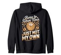 Born To Serve Time Just Not My Own CO Pride Zip Hoodie