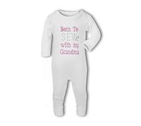 Born to Sew with Grandma Cute - Baby Romper Suit - 3-6 Months