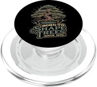 Born To Shape Trees Since 1975 Bonsai Lover Happy Birthday PopSockets PopGrip for MagSafe