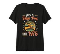 Born to Shape Trees Since 1975 Bonsai Lover Happy Birthday Premium T-Shirt